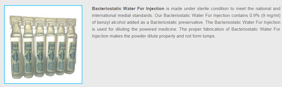 Bacteriostatic Water For Injection